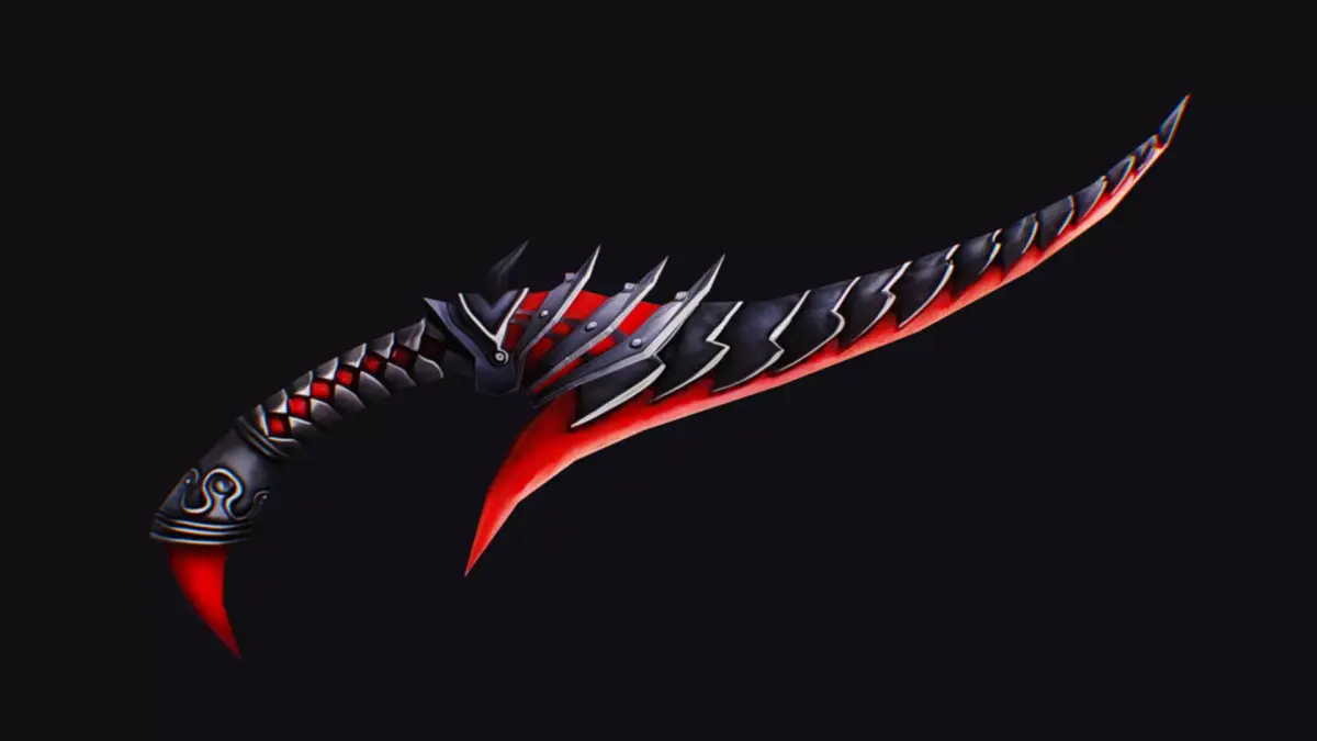 Dagger Dark Short Blade Sharpener Military Wedge Grinding Low-poly 3D model