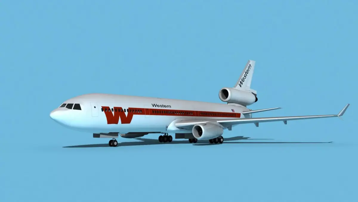 McDonnell Douglas MD-11 Western 3D model