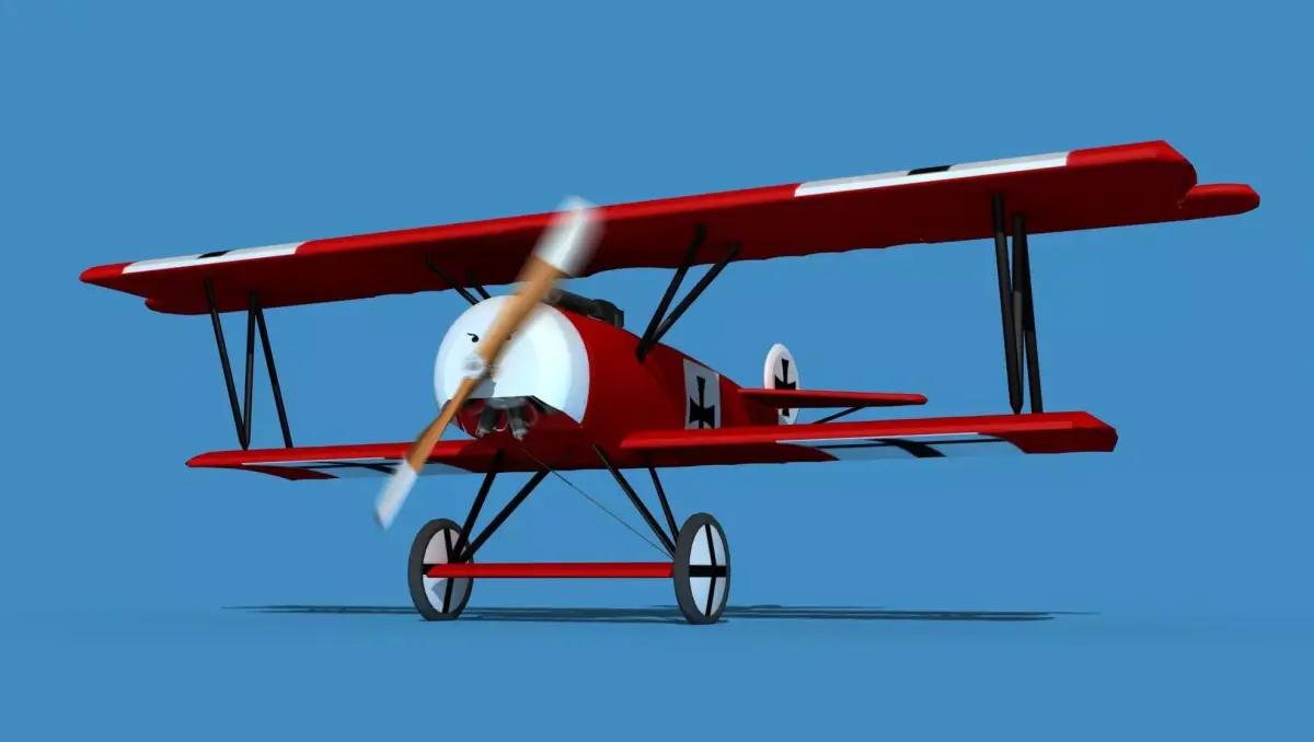 Fokker D-VI V02 3D model