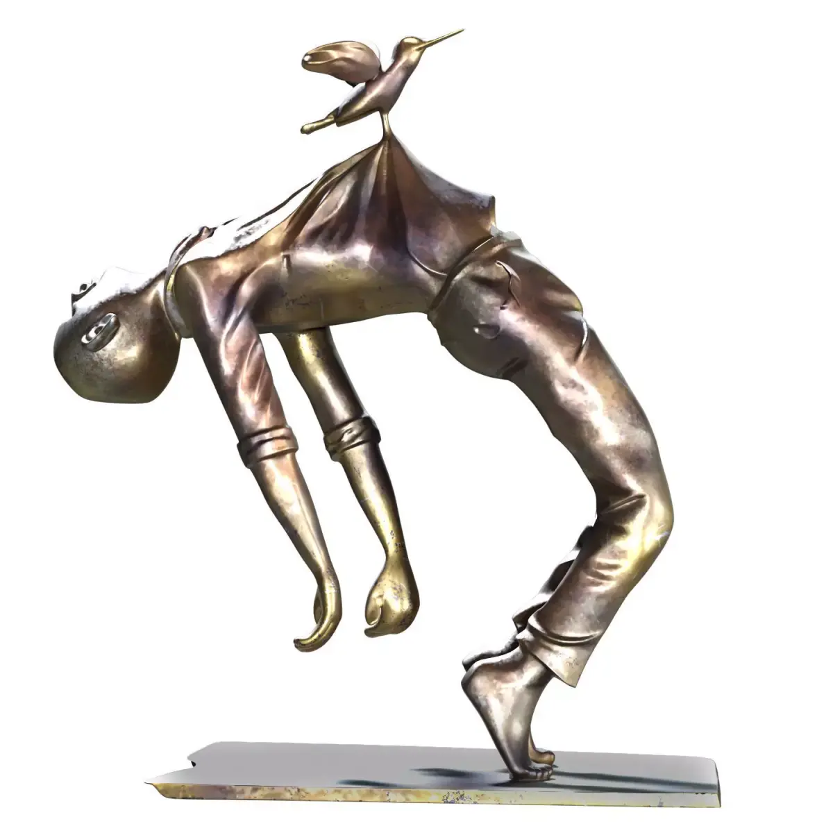 Ascension Man Spirit as Bird Lifting Body 758 3D model