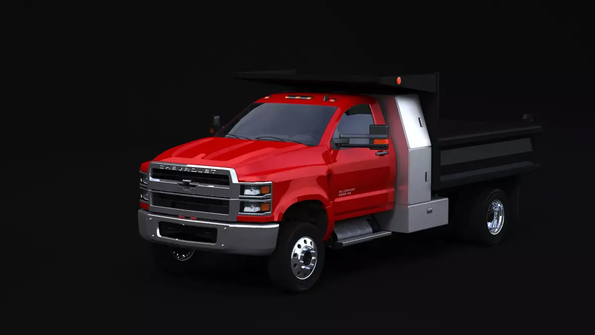 2020 Chevrolet Silverado 4500HD Dump Truck 3D model