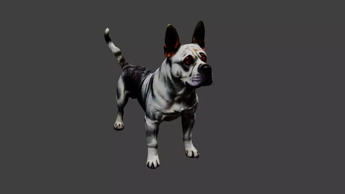 Dog Animal Low-poly 3D model shop
