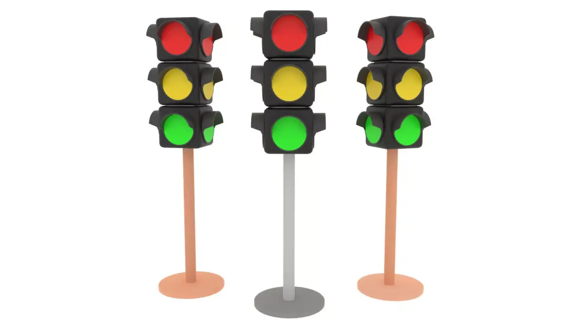 Traffic Light 3D model 19