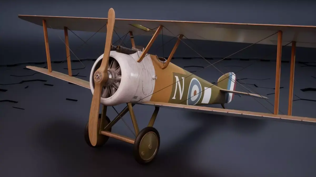 Sopwith Camel - ww1 airplane 3D model