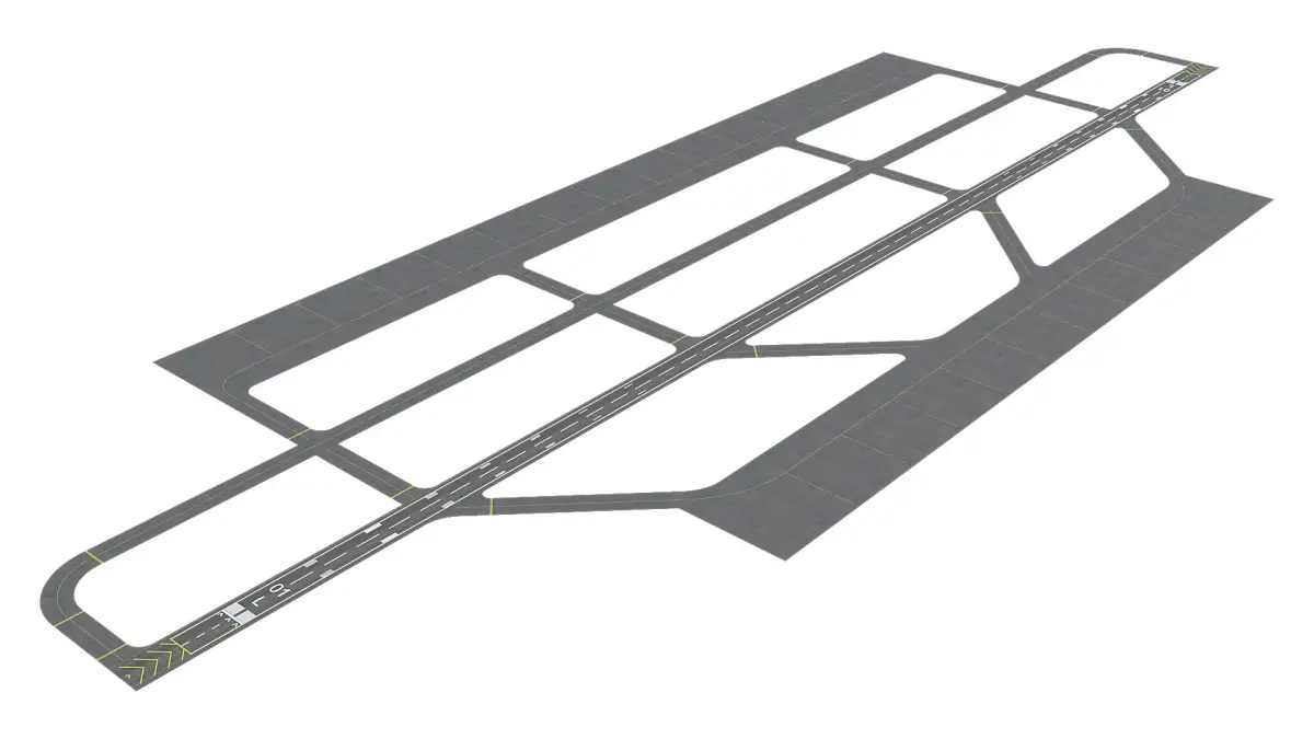 Airport Runway 3D model