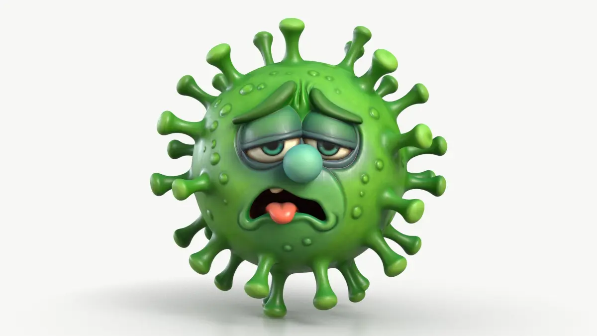 Cartoon Virus 3 3D model