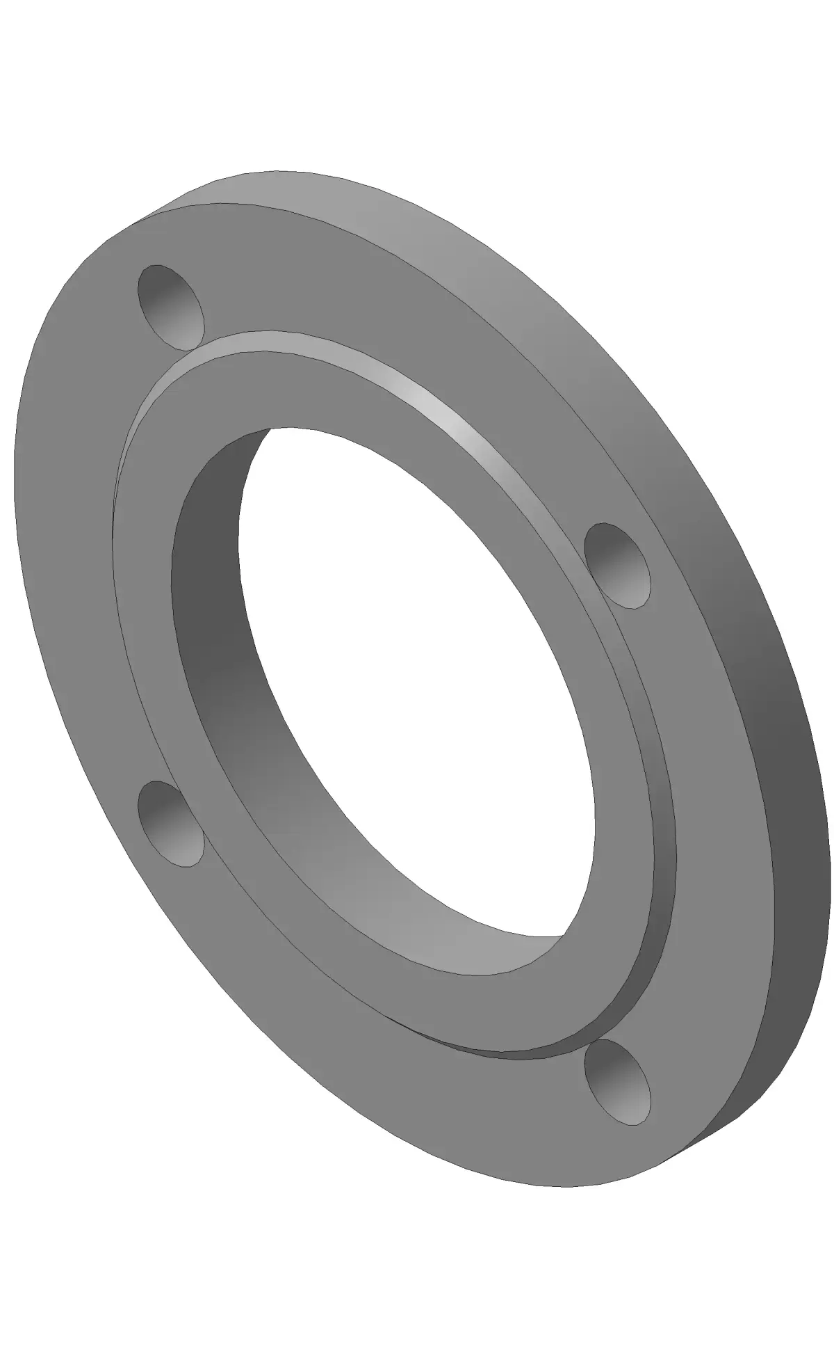 Flange Collection PN16 DN15 - DN600 18 pieces 3D model