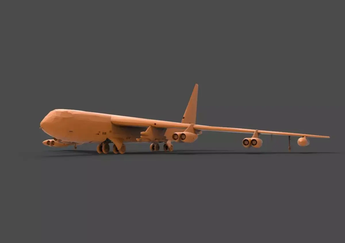 B - 52 bomber bomber 3D print model