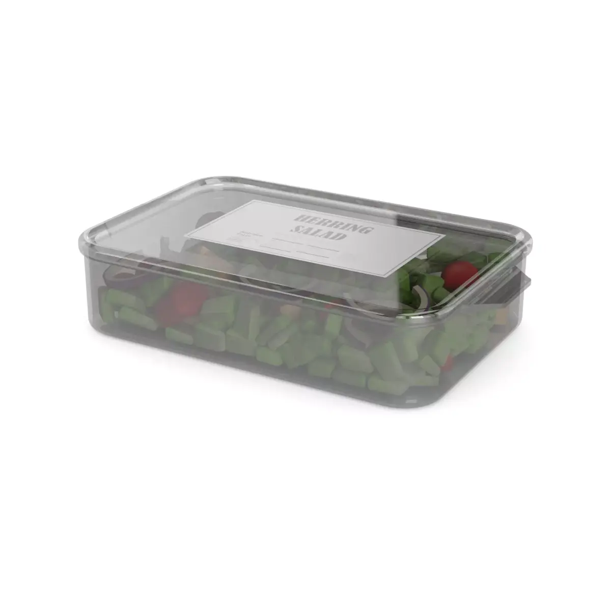 Herrings and herring products Herring Salad 3D model purchase