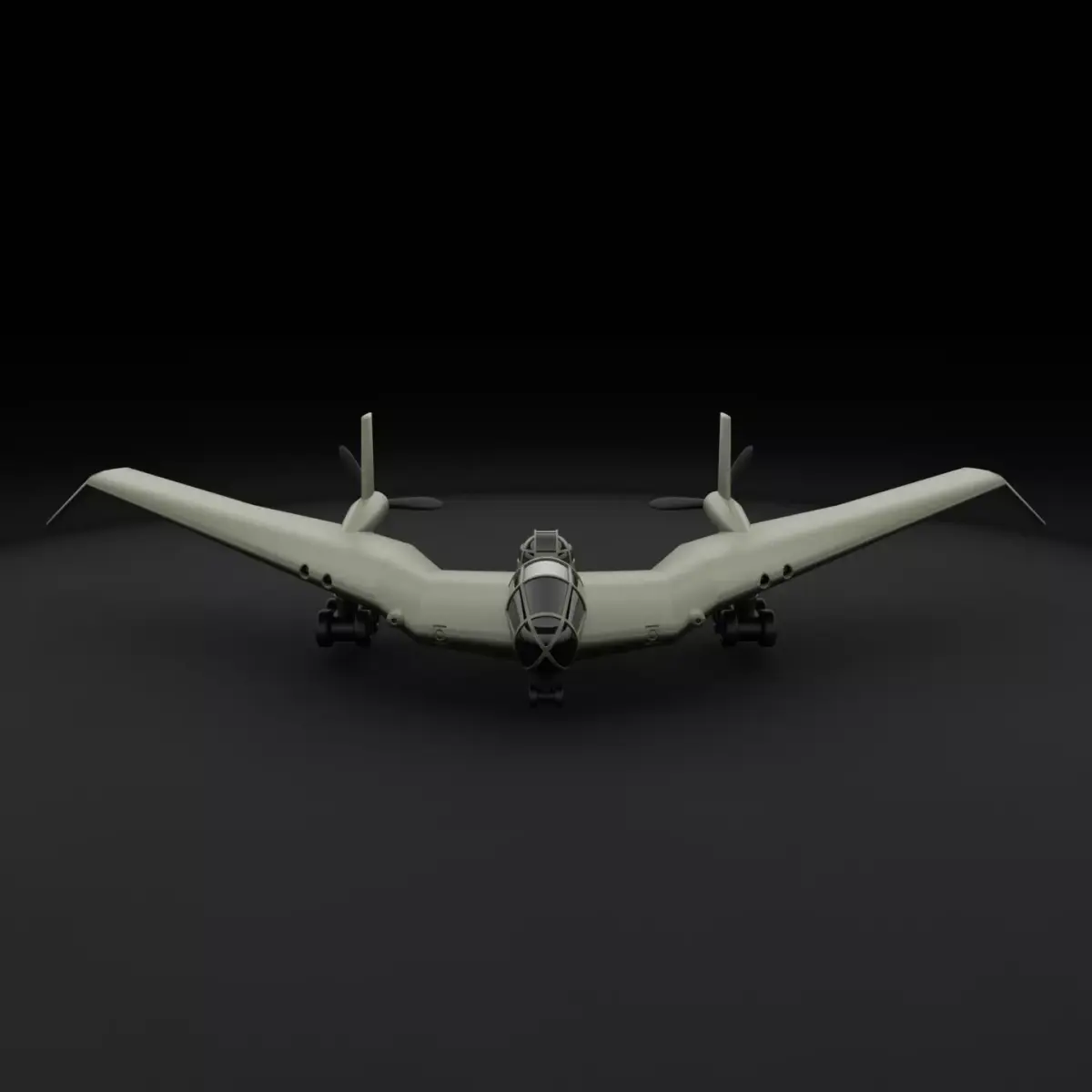 Indiana Jones BV-38 flying wing 3D print model