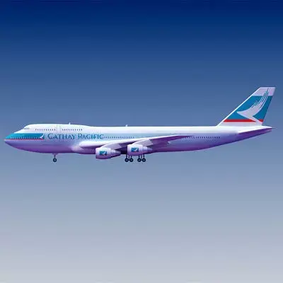 Cathay Pacific Boeing 3D model