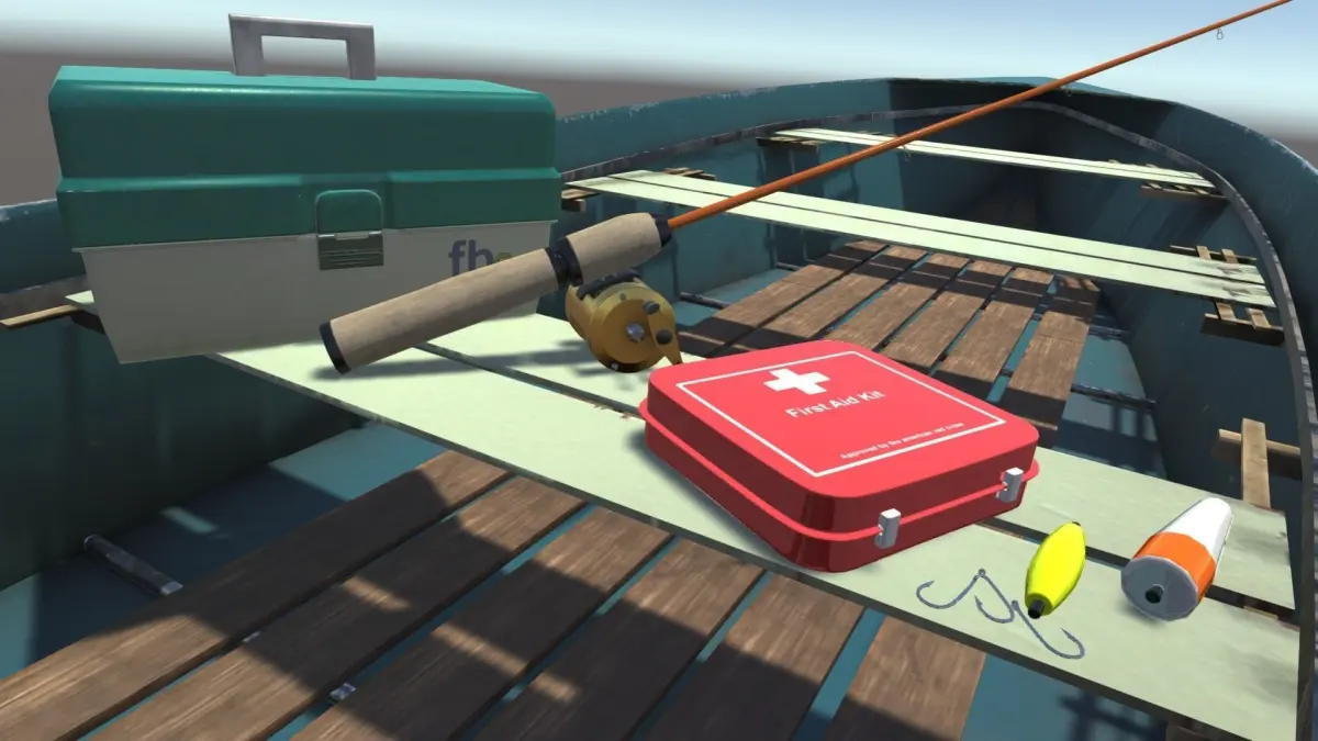 Fishing Gear Pack PBR Low-poly 3D model