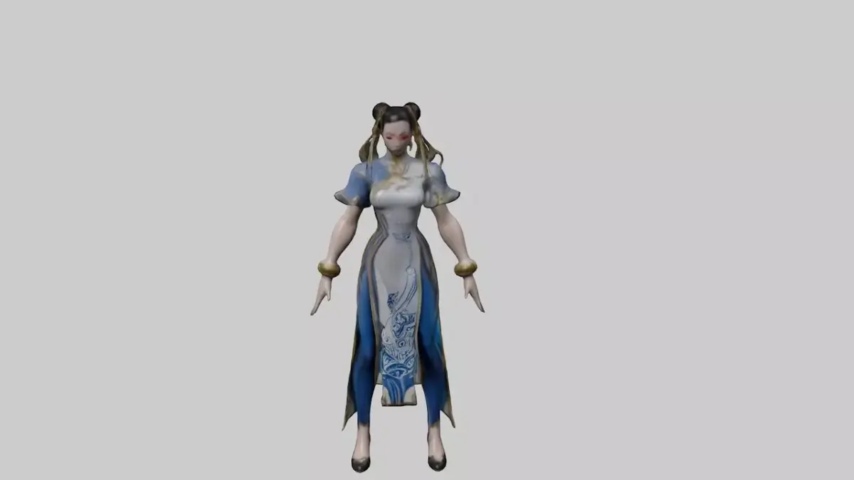 Chun li 3D model