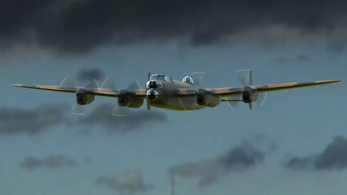 Simple Avro Lancaster 3D model