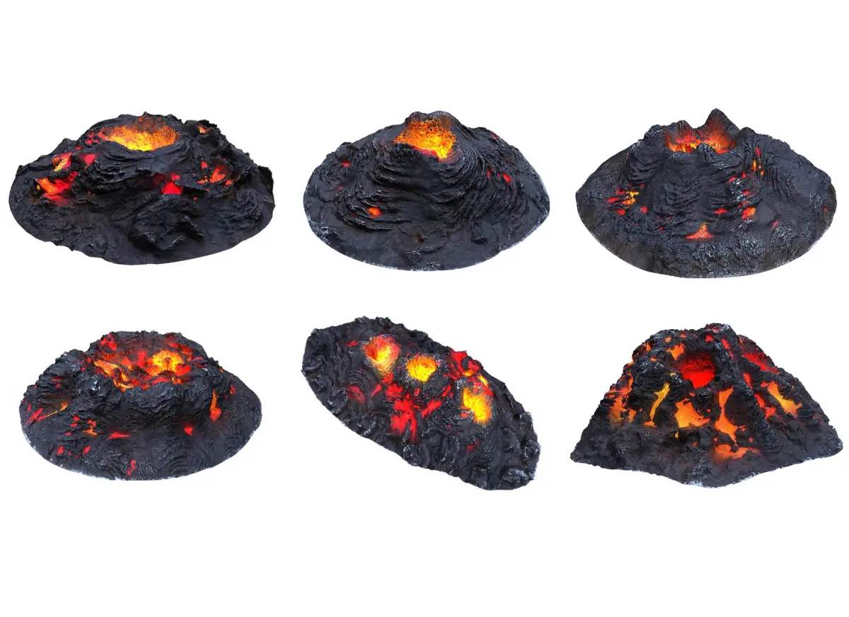 Craters Pack 6 3D model