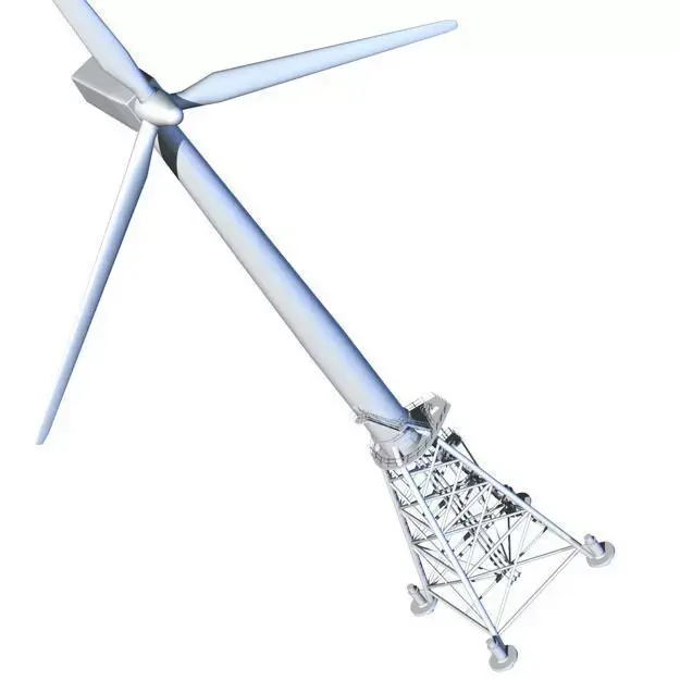 Offshore Wind Turbine 3D model