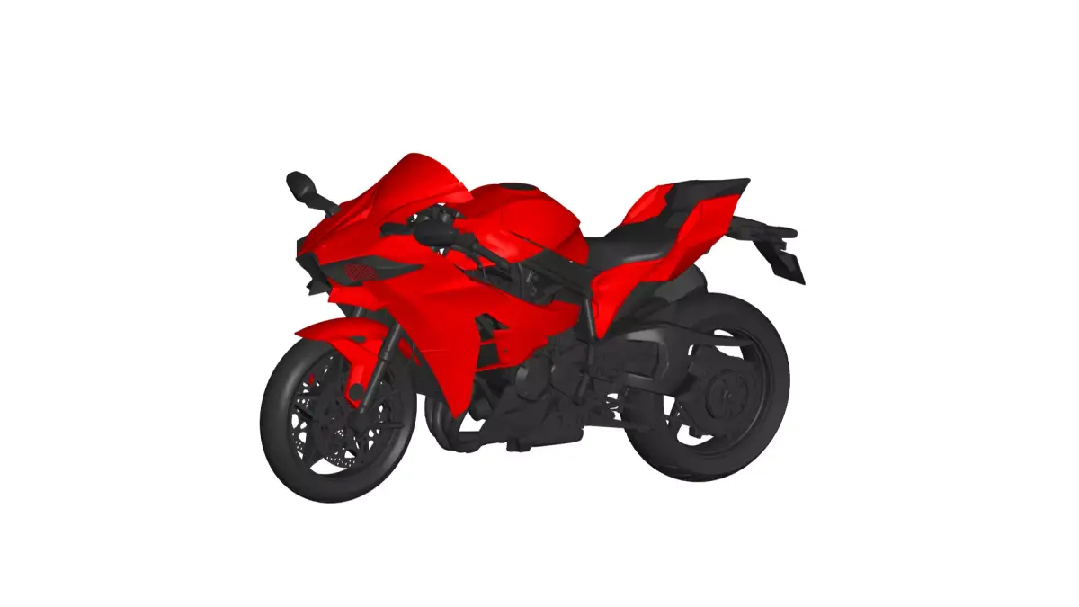 kawasaki ninja 3D model purchase
