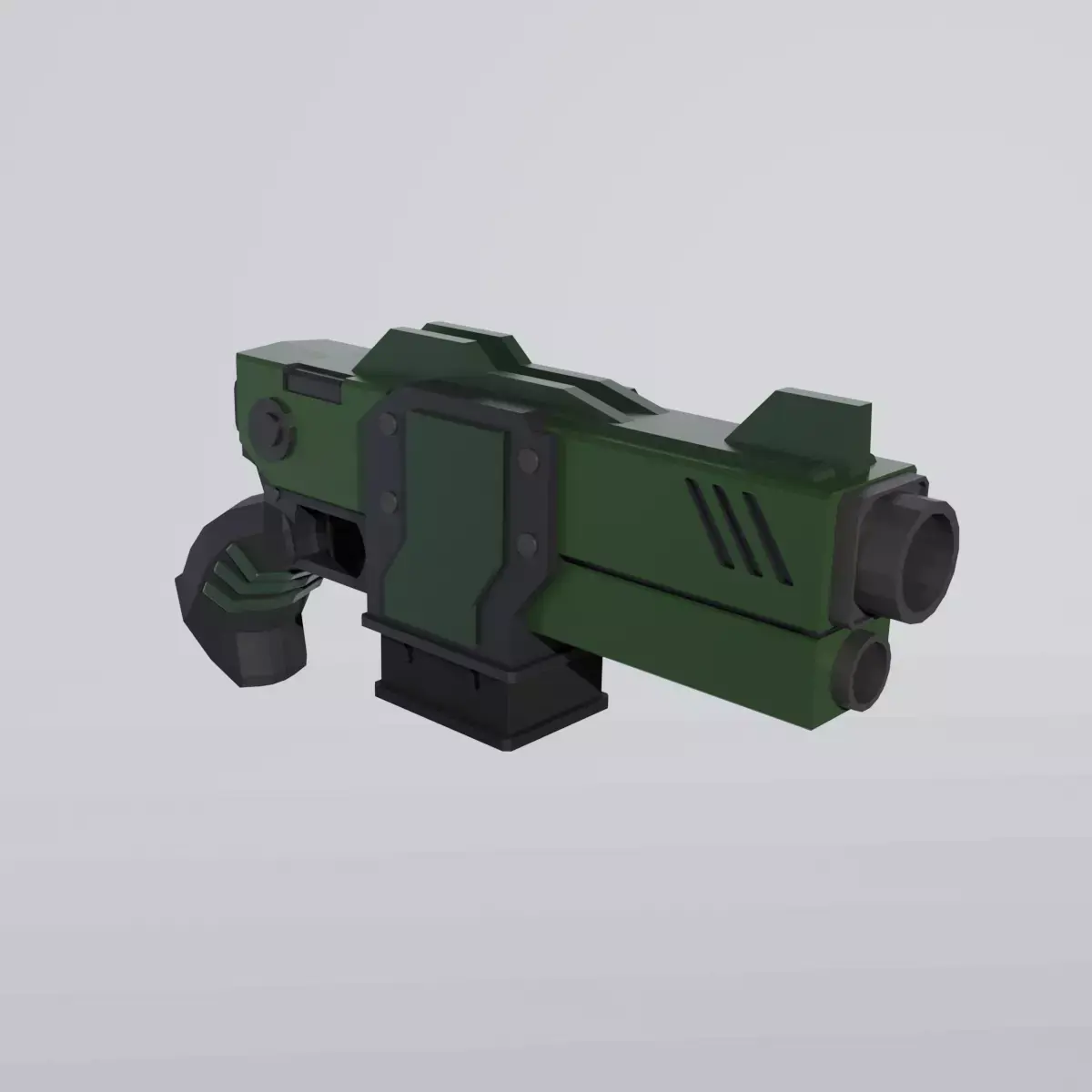 Warhammer 40k Autopistol Reaper Low-poly 3D model
