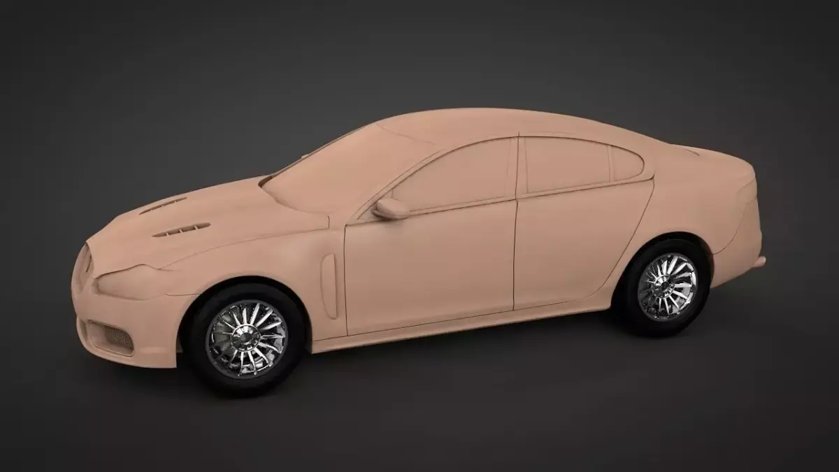 Jaguar XF-R 2011 Free 3D model
