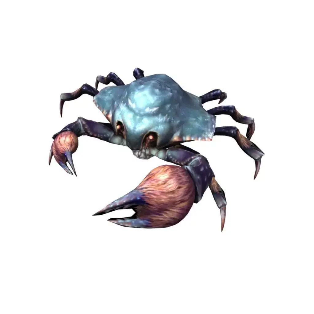 Rigged Crab 3D model