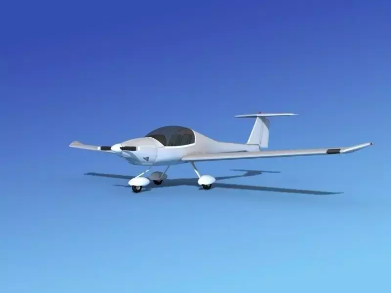 Daimond DA-20 Katana Bare Metal 3D model