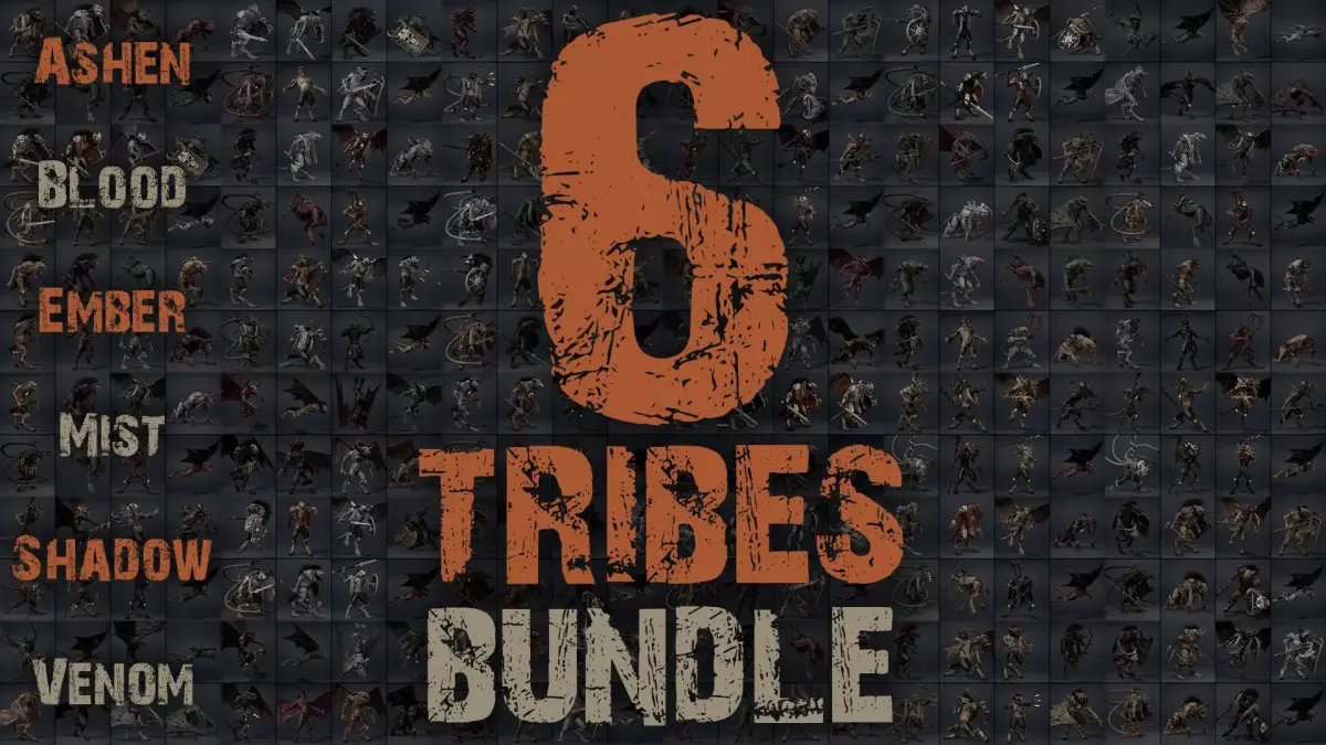 6 Tribes Bundle Part 1 3D Model Pack