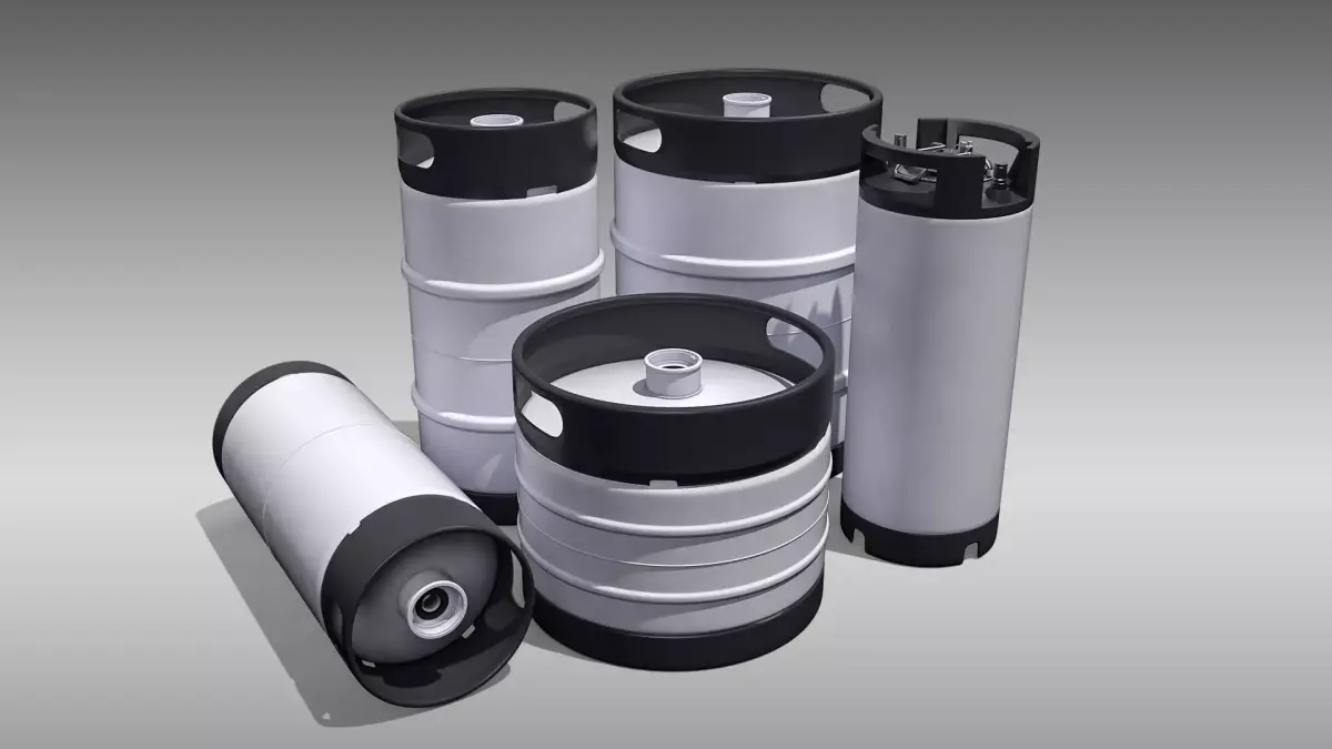Keg Barrels 3D Model Pack