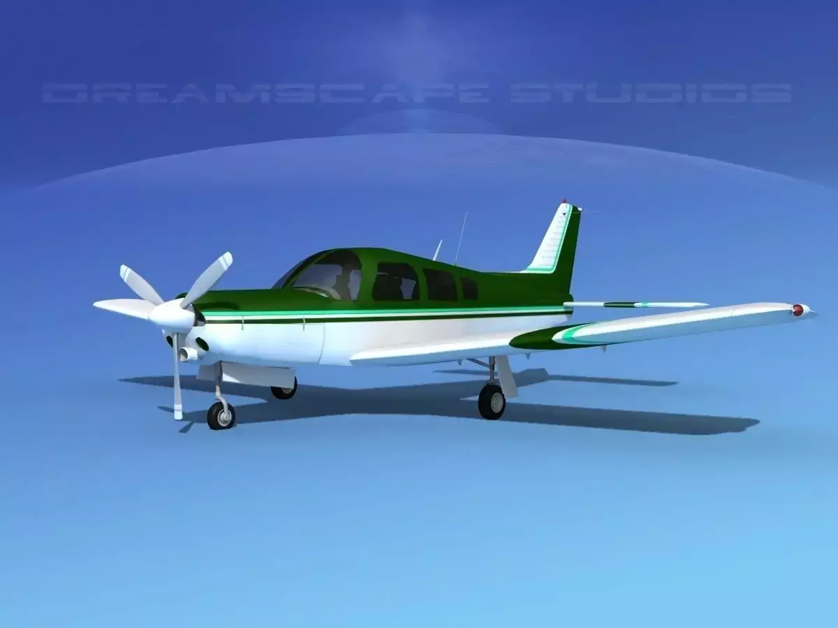 Piper Turbo Arrow 240 V14 3D model