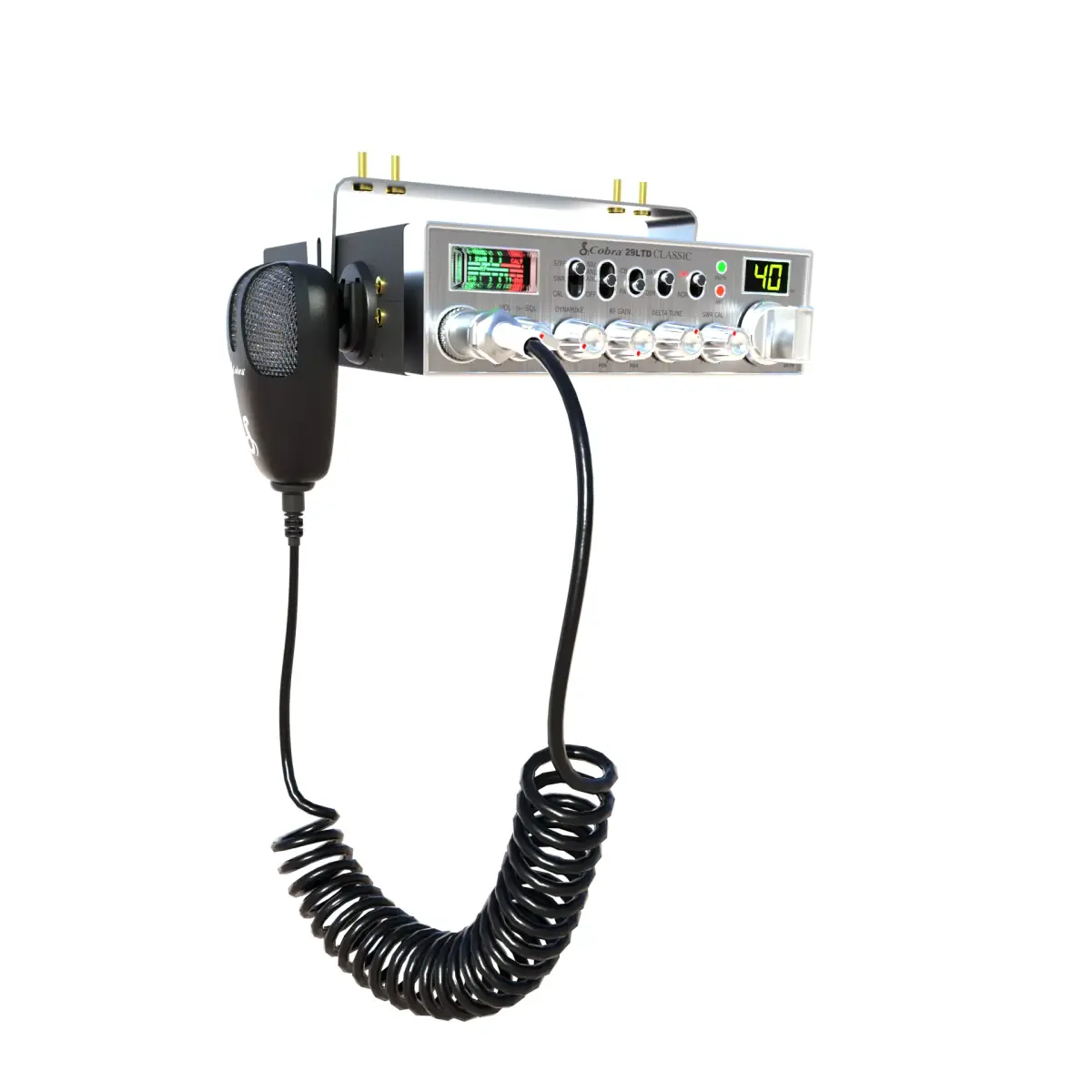 CB Radio Cobra 29 LTD 3D Model Classic Pro Truck CB Transceiver Low-poly 3D model