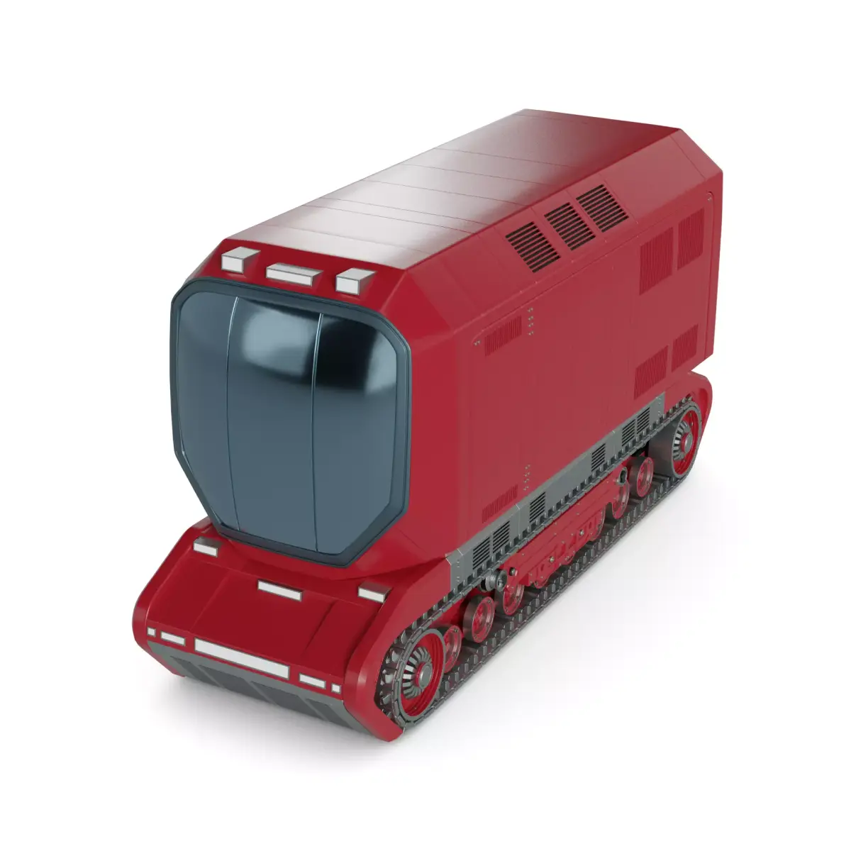 Ice Resurfacing Machine 3D model 2