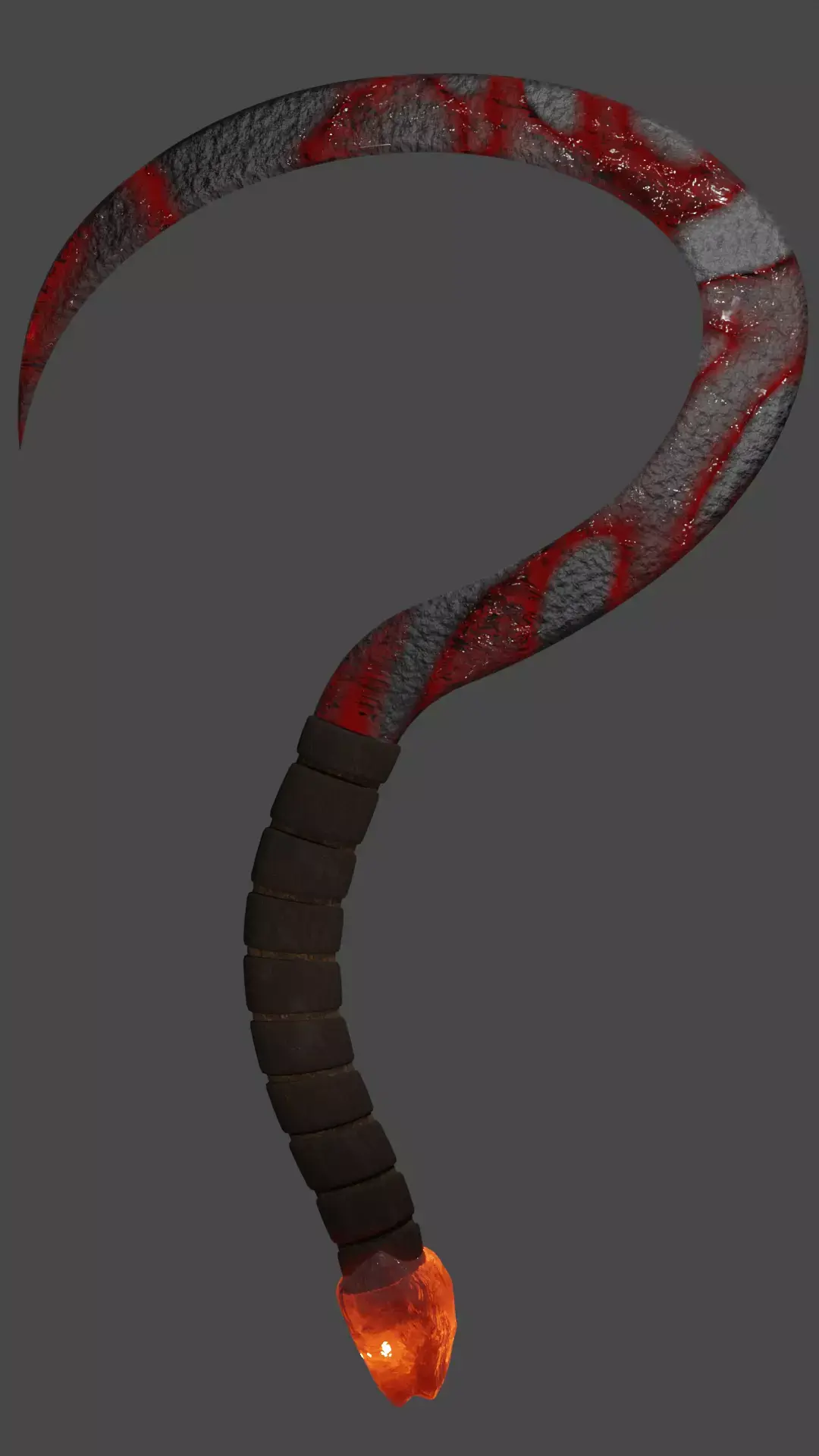 Cronus Sickle - Orange 3D model