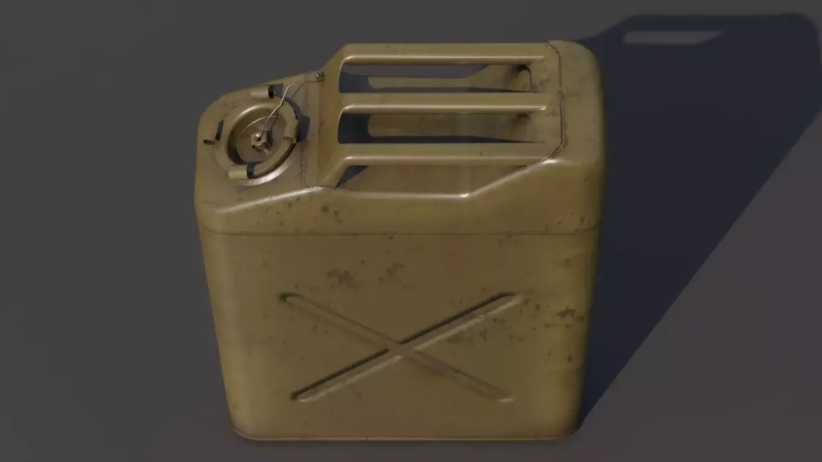 Gasoline tank for jeep Willis 3D model