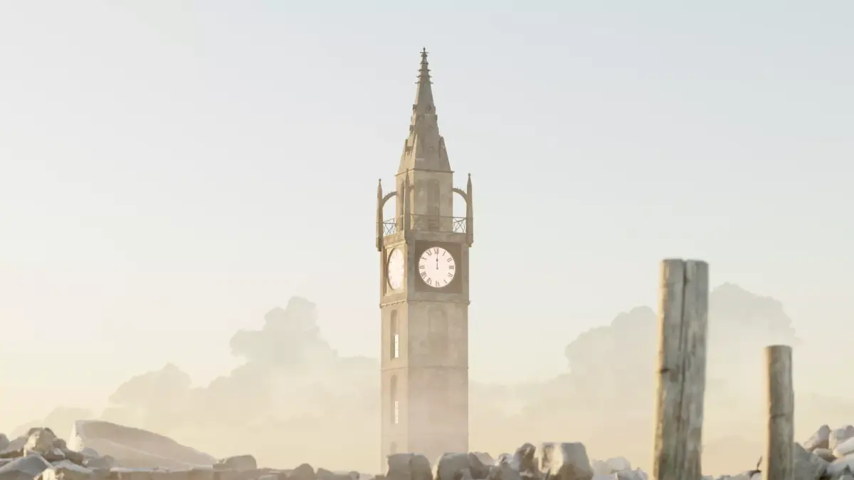 Victorian Clock Tower 3D model