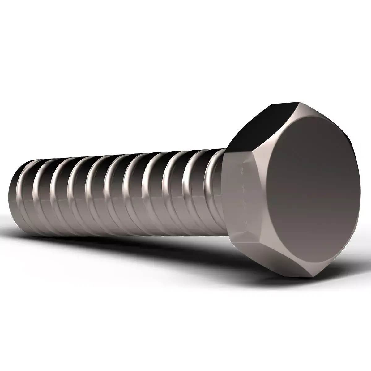 Hex Bolt Low-poly 3D model by orhanyucesoy from CGTrader