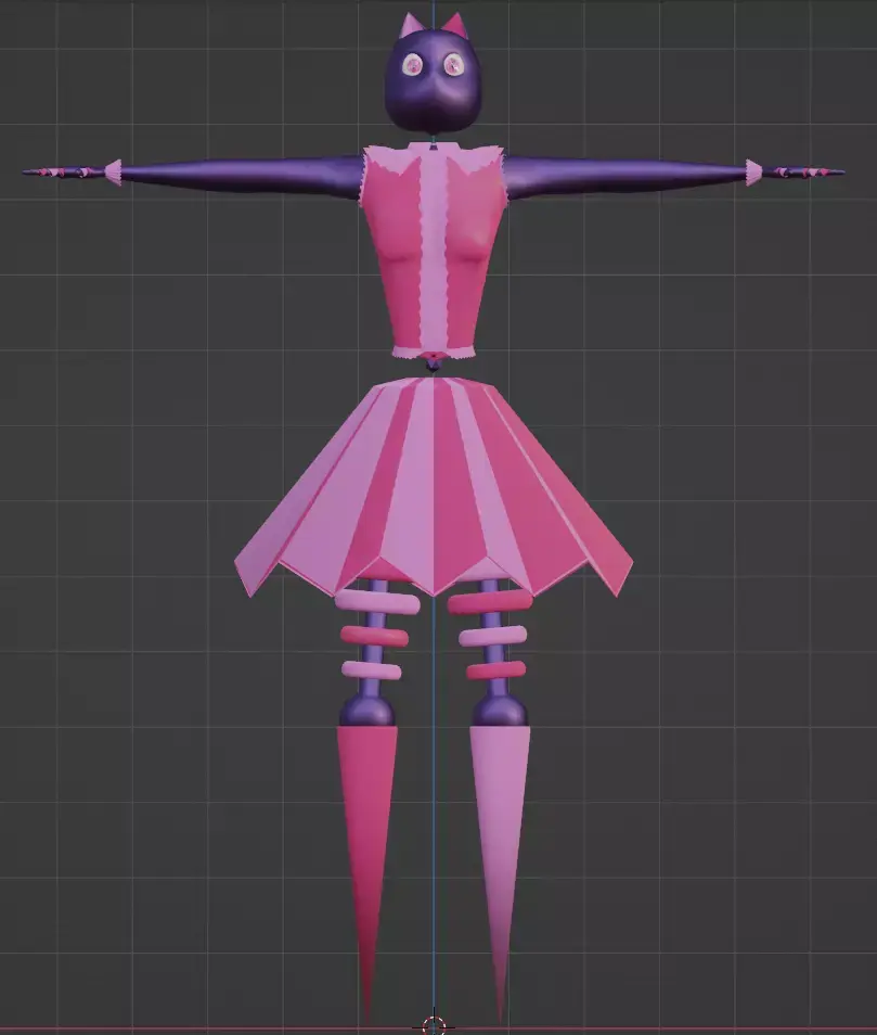 Robocatgirl Hosi 3D model