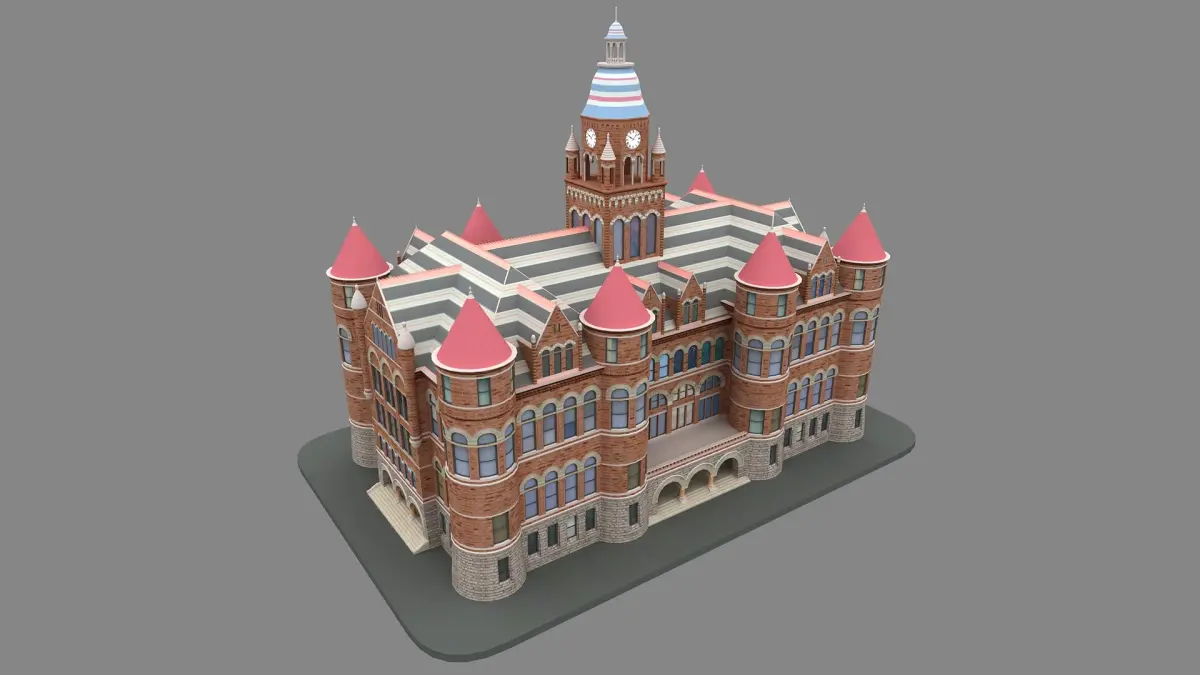 Dallas County Courthouse 3d Model