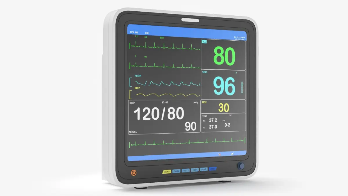 ECG Monitor 3D model