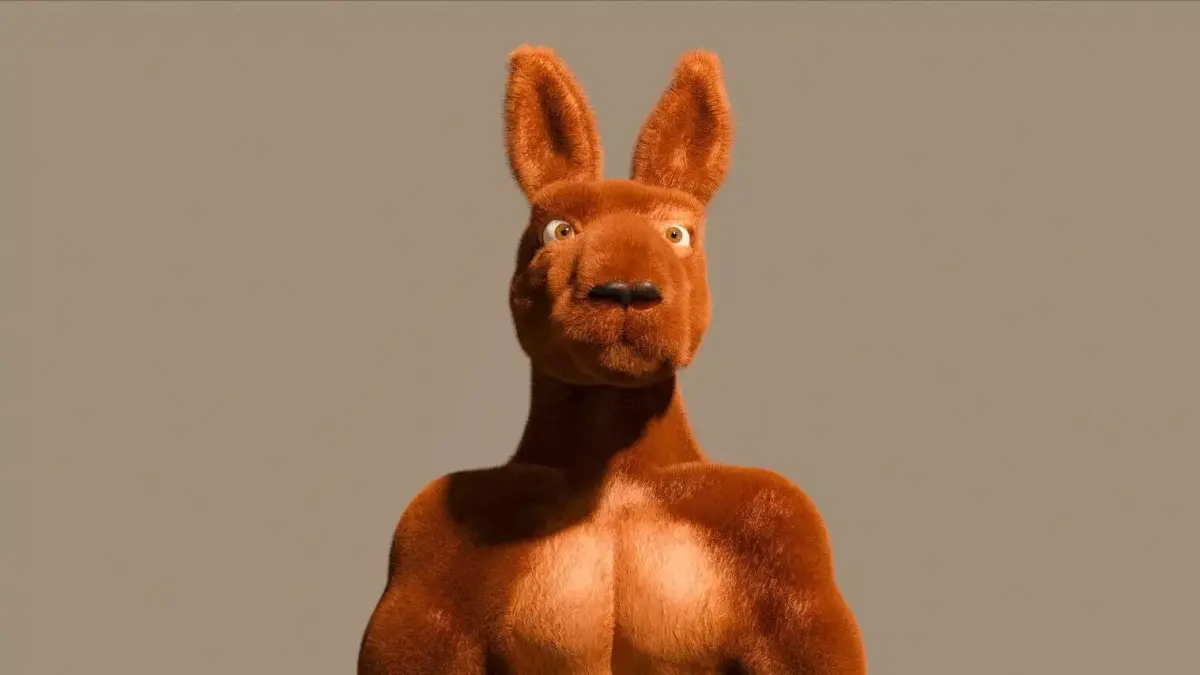 Muscular Kangaroo 3D model