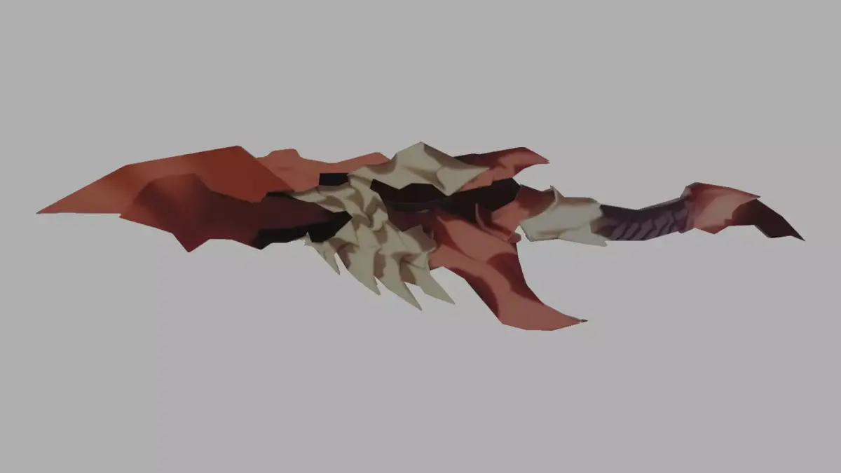 Camish Wrath Low-poly 3D model