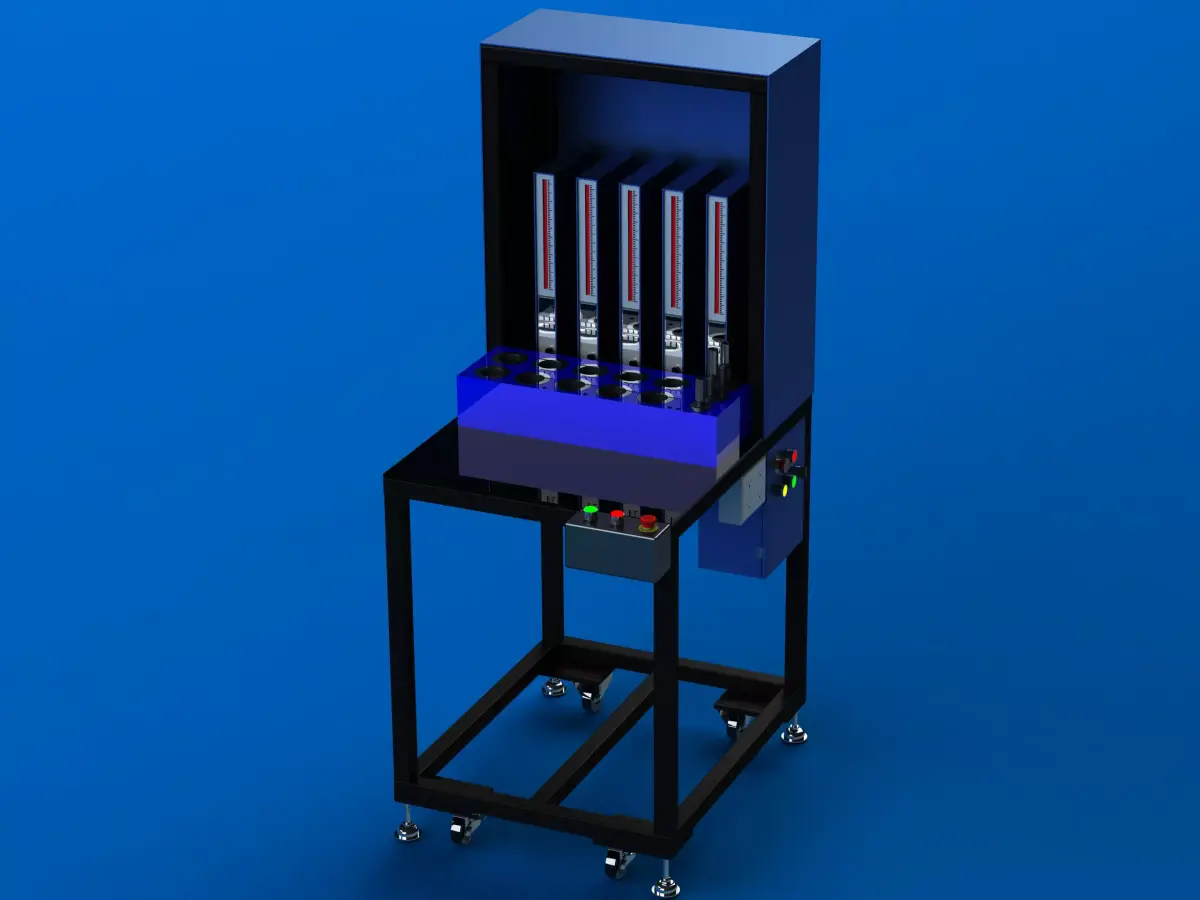 Air Micrometer Workstation 3D model