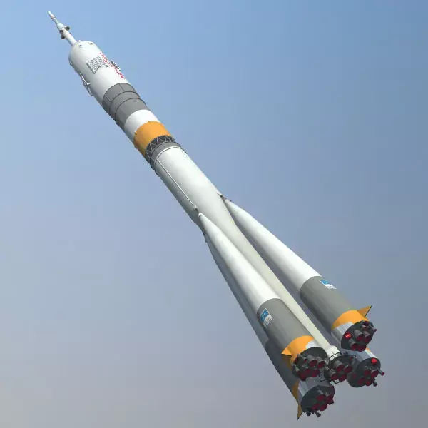 Soyuz FG Rocket 3D model