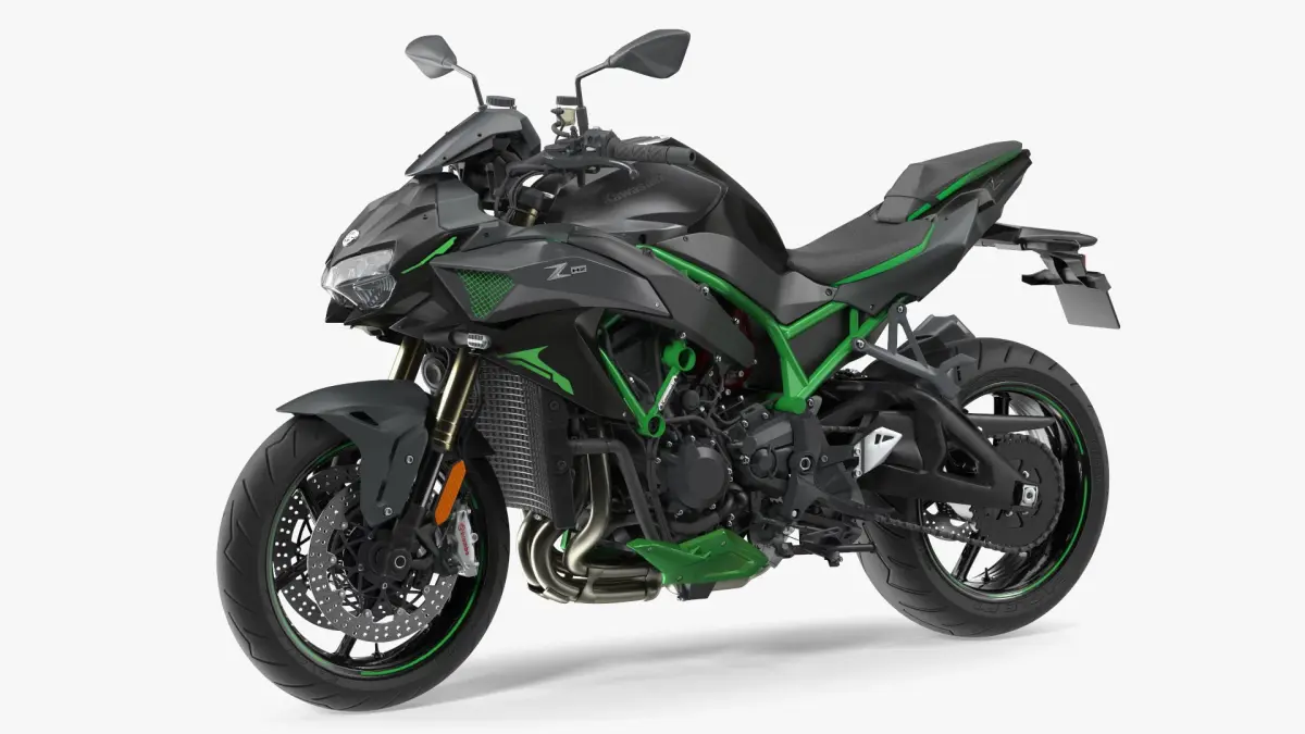 Kawasaki Z H2 2023 Hypersport Motorcycle 3D model