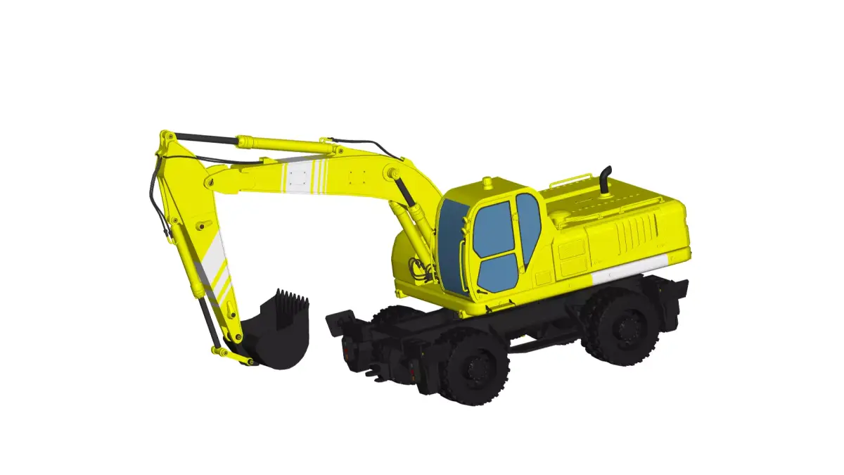  Excavator 3D model