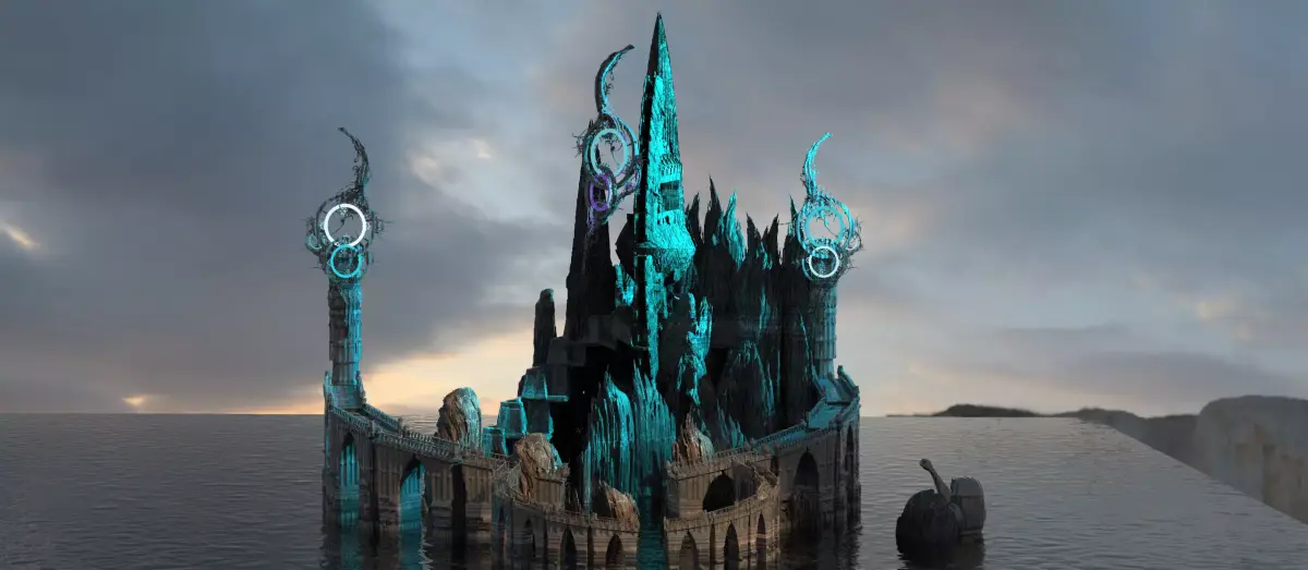 Ice Palace wizards domain 3D model