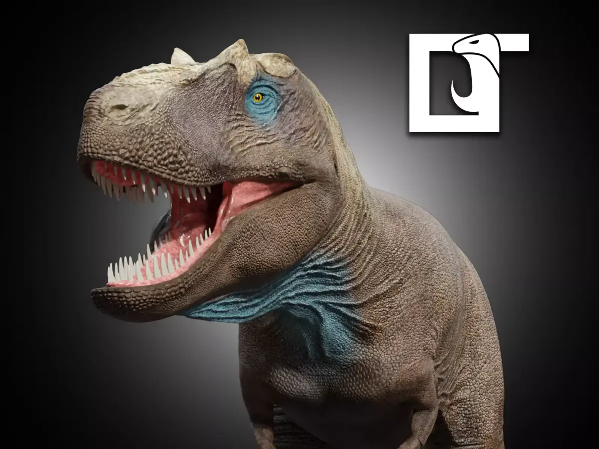 Daspletosaurus torosus Low-poly 3D model
