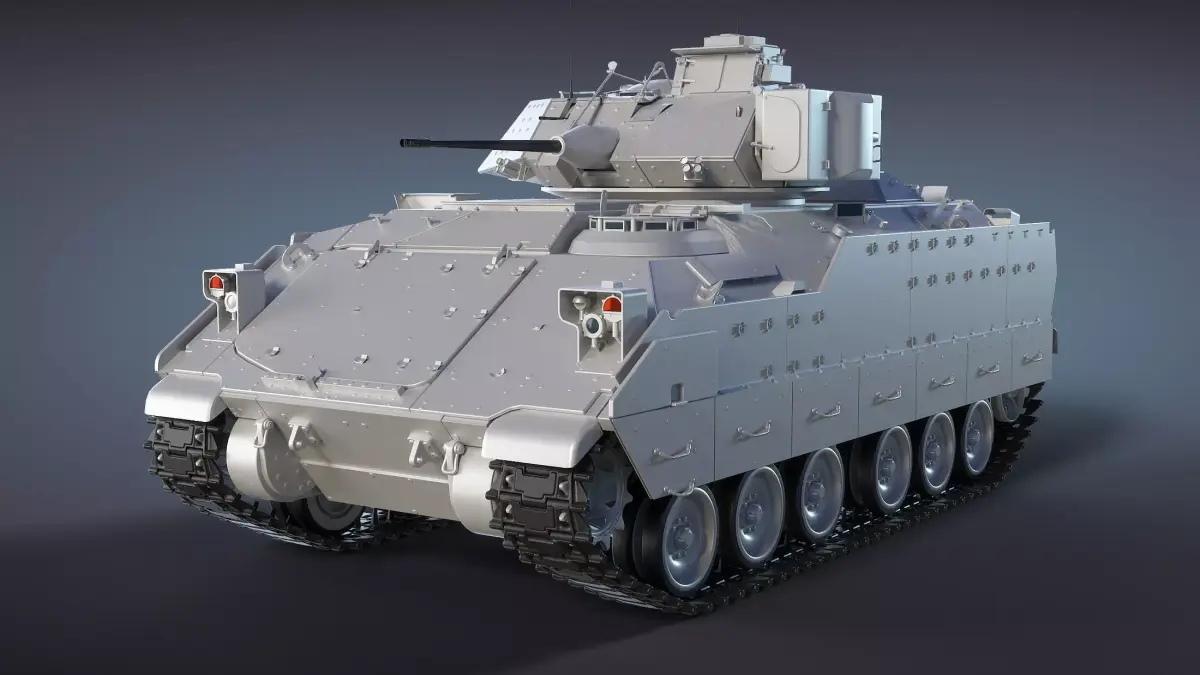 M2A2 Bradley High-Poly 3D model