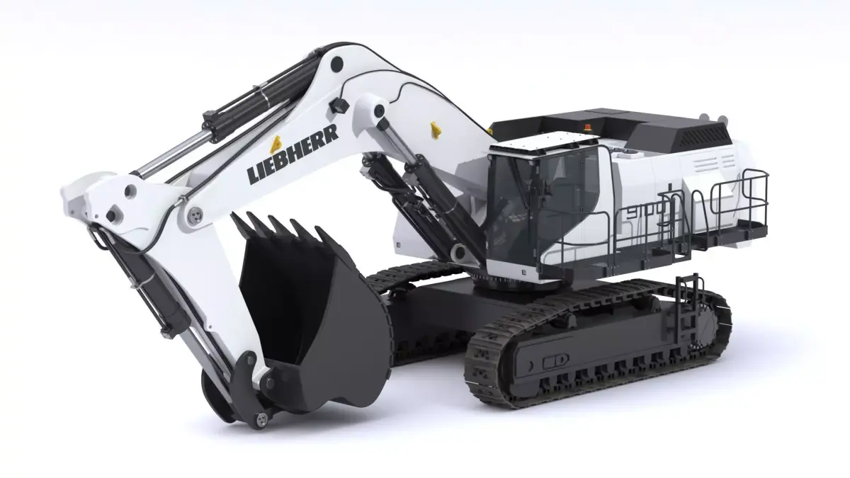 Liebherr R 9100 G6 Large Excavator 3D model