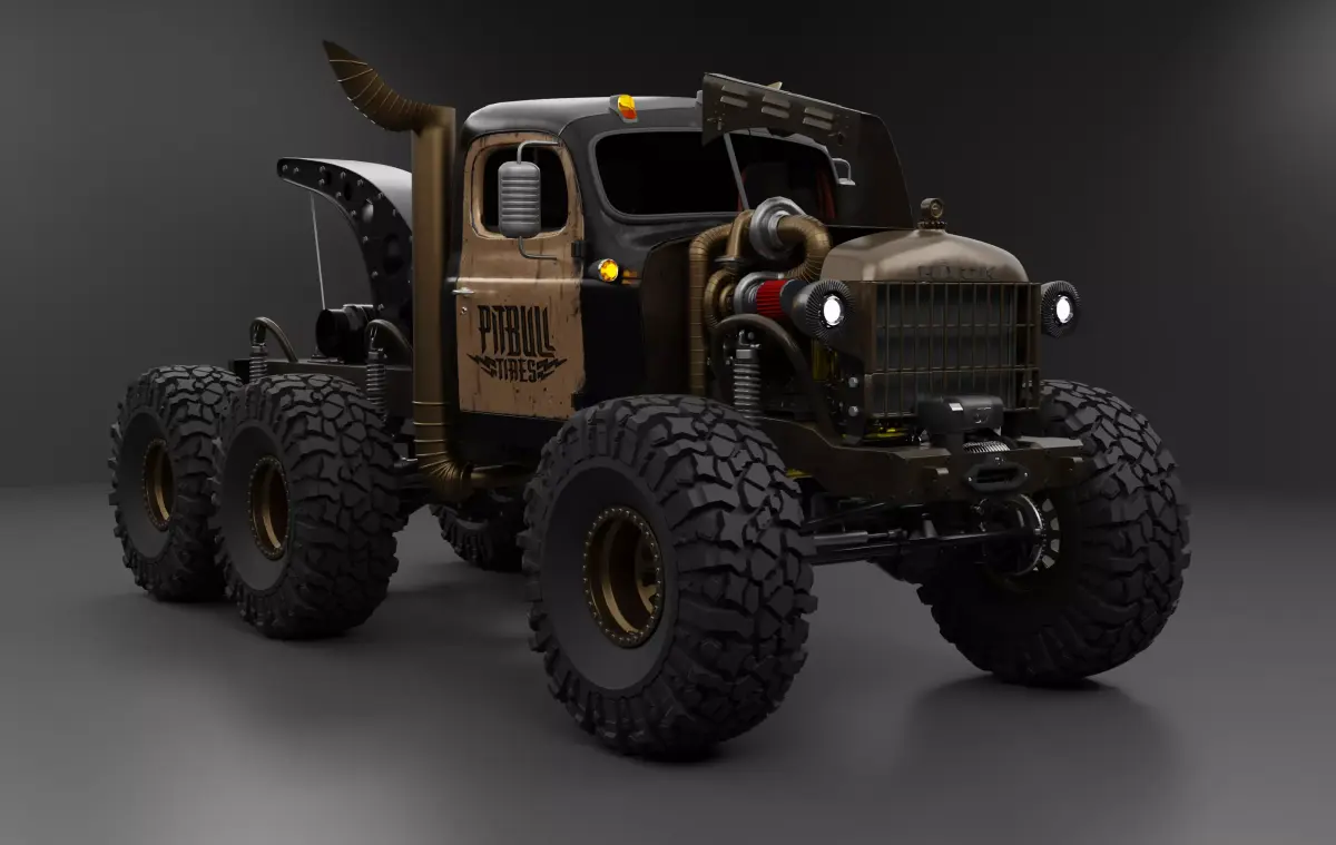 1947 Power Wagon Hauk Designs 3D model