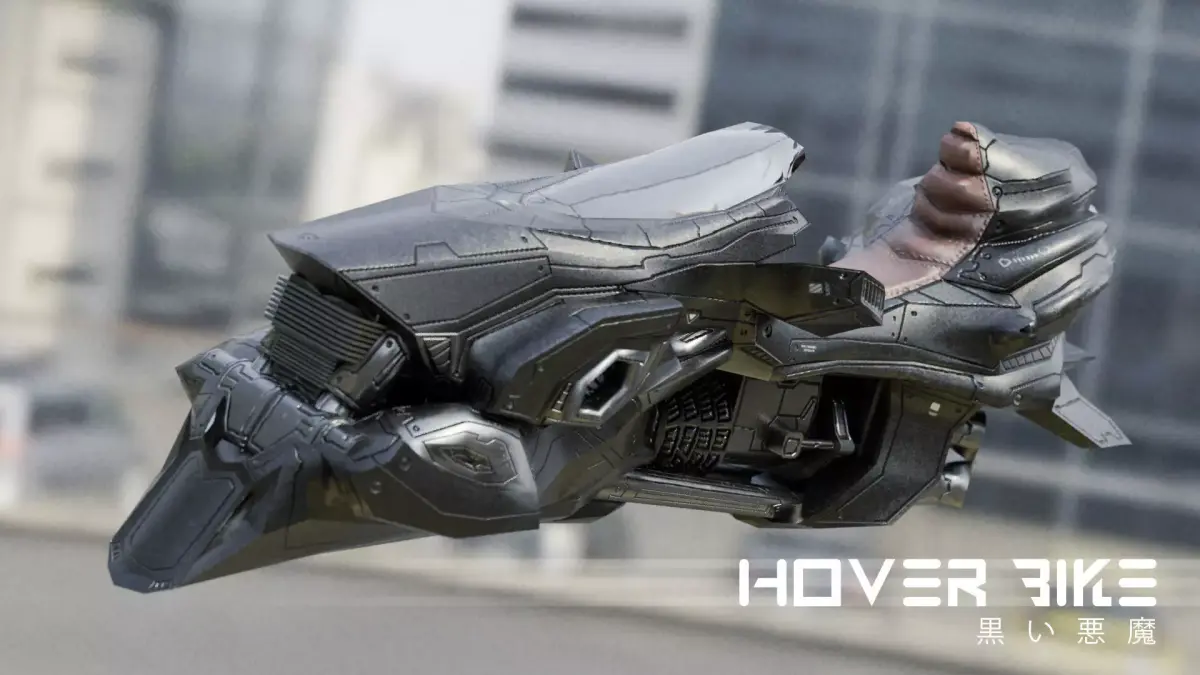 HOVER BIKE - ANUBIS Low-poly 3D model