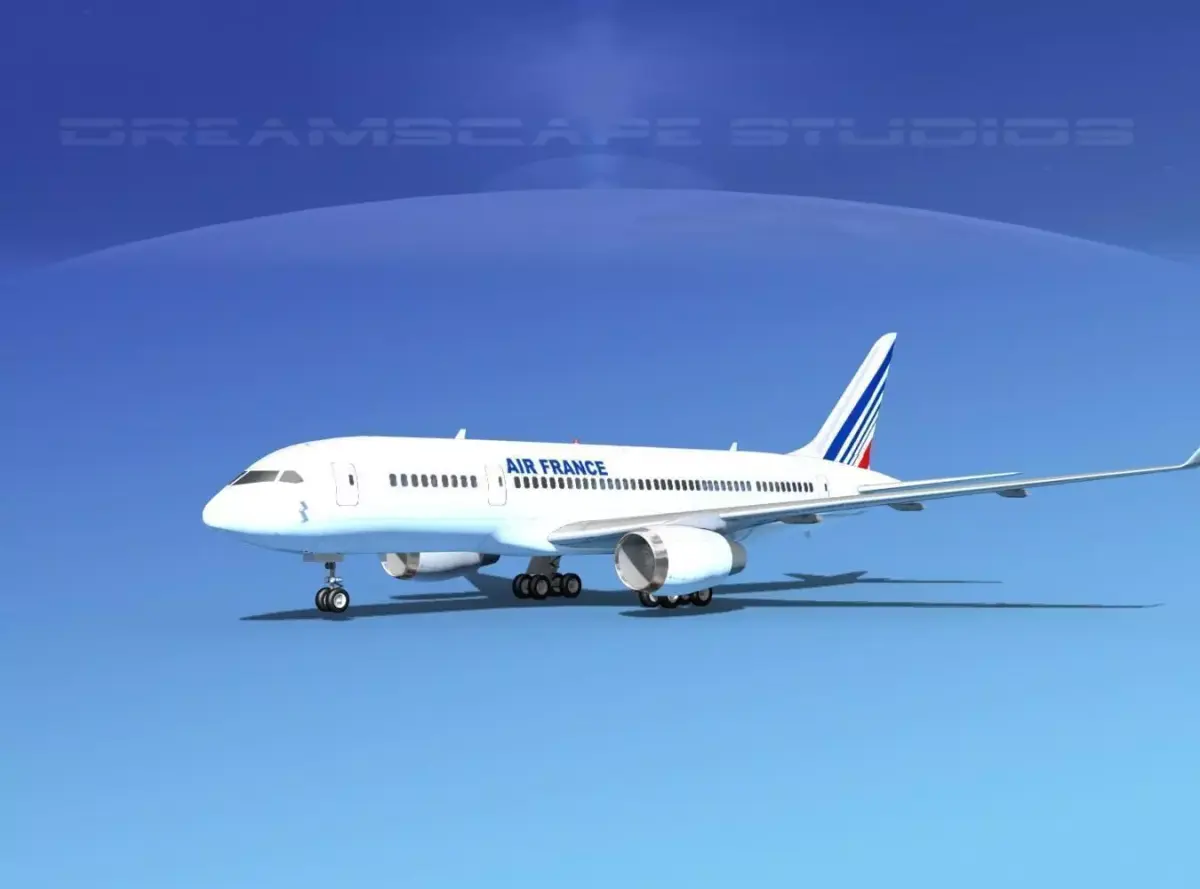 Boeing 787-8 Air France 3D model